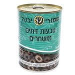 טבעות זיתים שחורים בשימורים 600 גרם "יבנה" עד"ח