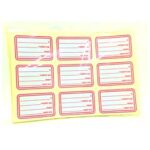 מדבקות לתלמיד 90 יח' אדום