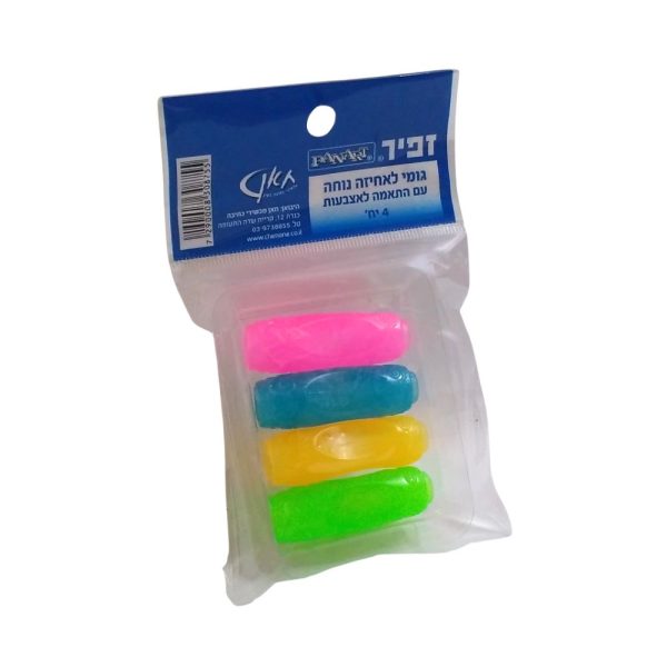 סט 4 גריפים גומי לעפרון ועט