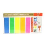 סימניות זוהרות 5 צבעים 125 יח'