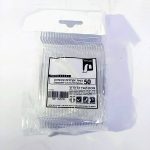 כפית בצבע שקוף 50 יחידות סכו"ם שקוף כשל"פ עד"ח