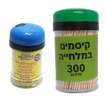 קיסמי שיניים מעץ 300 יחידות