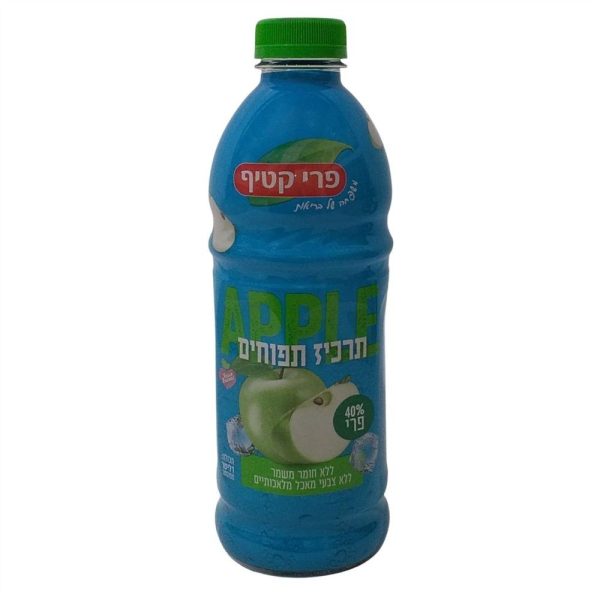 תרכיז שתיה סירופ טבעי "פרי קטיף" תפוחים 1 ליטר עד"ח כשל"פ חת"ס ב"ב