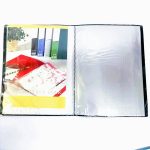 קלסר אינדקס 40 דף A4 צבע שחור