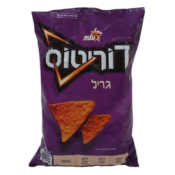 דוריטוס בטעם גריל 185 גרם עד"ח כשל"פ ב"י
