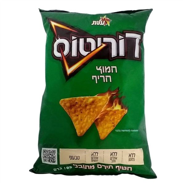 דוריטוס בטעם חמוץ חריף 185 גרם עד"ח