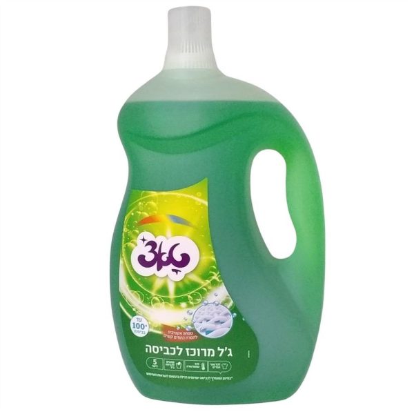 ג'ל כביסה ירוק 5 ליטר טאצ'