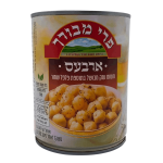 חומוס ארבעס בשימורים גדול מתובל 550 גרם "פרי מבורך" עד"ח