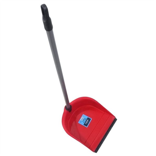 כף אשפה מתקפל + מקל איכותי פס גומי