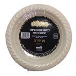 צלחת קטן צבעוני צבע קרם 25 יחידות