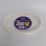 צלחת מגש אובלי עמוק בצבע לבן 12 יחידות "פאלאס" כשל"פ עד"ח