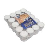 להבונים נרות חימום 6 שעות 40 יחידות בפח