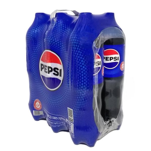 קולה פפסי 1.5 ליטר שישייה עד"ח