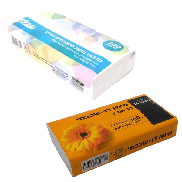 טישו "תבניכל/הוסטס" 100 יחידות