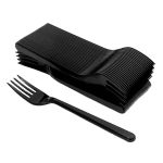 מזלג בצבע שחור 50 יחידות סכו"ם כשל"פ עד"ח