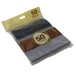 סכין בצבע כסף 50 יחידות סכו"ם כשל"פ עד"ח