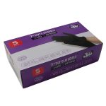 כפפות מנתחים שחור ללא אבקה -סוג טוב- "טאצ'" 100יח' מידה S כשל"פ עד"ח