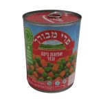 אפונה וגזר בשימורים 550 גרם עד"ח