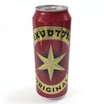 בירה לבנה בפחית גולדסטאר אדום 4.9% עד"ח