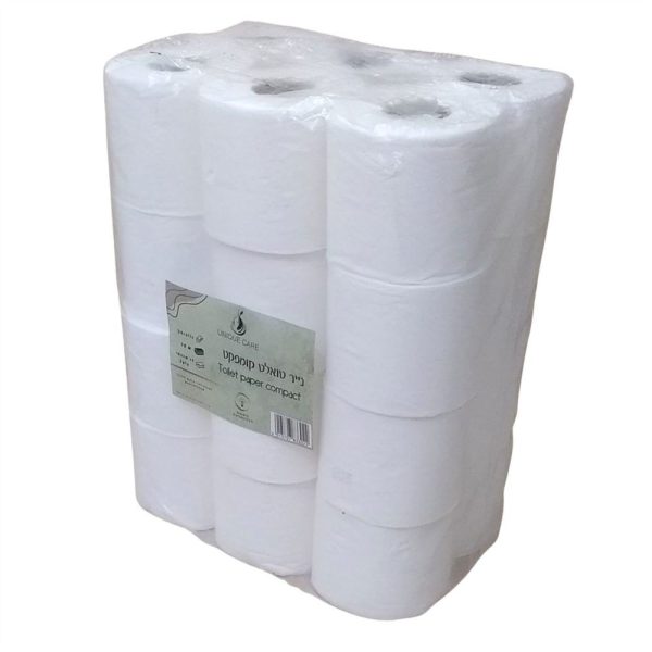 נייר טואלט טישו קומפקט 50 מטר לגליל 24 יחידות 1200 מטר