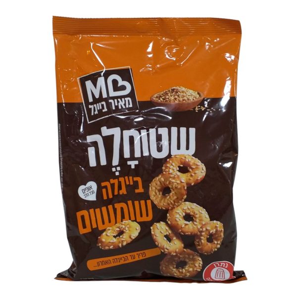 בייגלה שטוחלה שומשום 300 גרם עד"ח "מאיר בייגל"